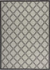 Nourison Garden Party GRD02 Ivory/Charcoal Area Rug 7'10'' X 10'6''