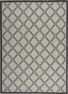Nourison Garden Party GRD02 Ivory/Charcoal Area Rug 7'10'' X 10'6''