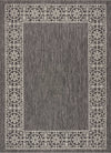 Nourison Garden Party GRD03 Charcoal Area Rug main image