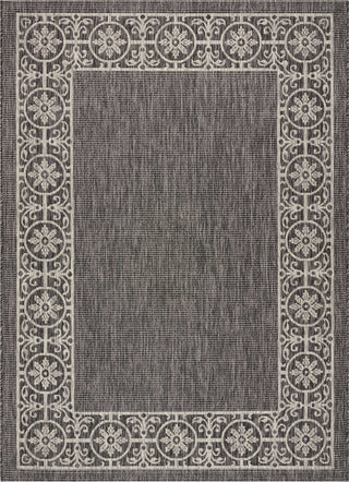 Nourison Garden Party GRD03 Charcoal Area Rug main image