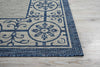 Nourison Garden Party GRD03 Ivory Blue Area Rug Detail Image