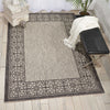 Nourison Garden Party GRD03 Ivory/Charcoal Area Rug Room Image