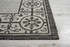 Nourison Garden Party GRD03 Ivory/Charcoal Area Rug Detail Image