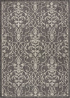 Nourison Garden Party GRD04 Charcoal Area Rug main image