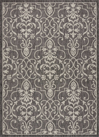 Nourison Garden Party GRD04 Charcoal Area Rug main image