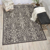 Nourison Garden Party GRD04 Charcoal Area Rug Room Image