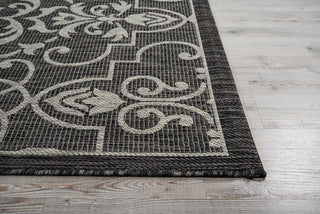 Nourison Garden Party GRD04 Charcoal Area Rug Detail Image