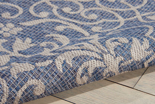 Nourison Garden Party GRD04 Denim Area Rug Detail Image