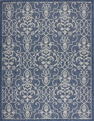 Nourison Garden Party GRD04 Denim Area Rug 7'10'' X 10'6''