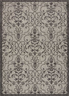 Nourison Garden Party GRD04 Ivory/Charcoal Area Rug main image