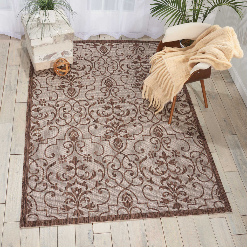 Nourison Garden Party GRD04 Natural Area Rug Room Image Feature