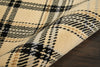 Nourison Grafix GRF03 Cream Black Area Rug Detail Image