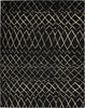 Nourison Grafix GRF04 Black Area Rug 7'10'' X 9'10''