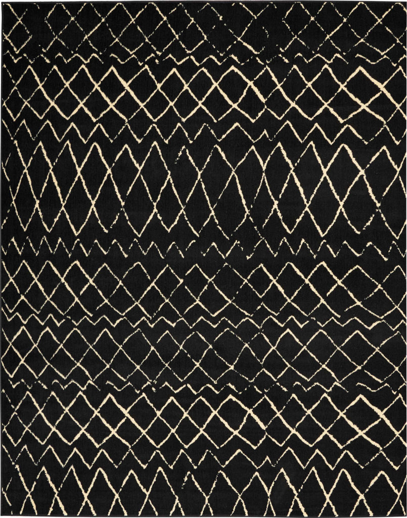 Nourison Grafix GRF04 Black Area Rug