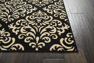 Nourison Grafix GRF06 Black Area Rug Detail Image