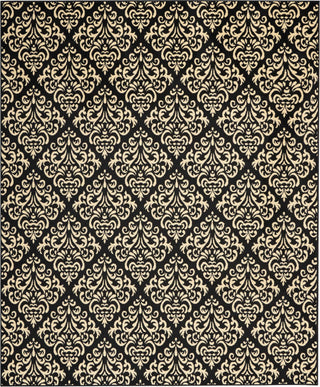 Nourison Grafix GRF06 Black Area Rug 7'10'' X 9'10''