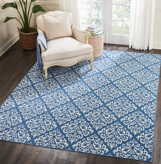 Grafix GRF06 Blue Area Rug by Nourison Room Image