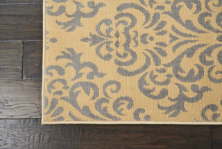 Nourison Grafix GRF06 Cream Area Rug Corner Image