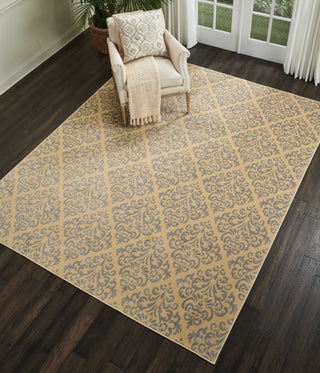 Nourison Grafix GRF06 Cream Area Rug Room Image