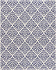 Nourison Grafix GRF06 White Blue Area Rug 7'10'' X 9'10''