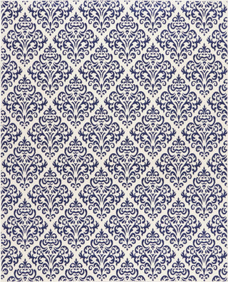 Nourison Grafix GRF06 White Blue Area Rug 7'10'' X 9'10''