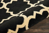 Nourison Grafix GRF08 Black Area Rug Detail Image