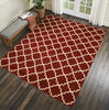 Nourison Grafix GRF08 Red Area Rug Room Image