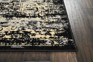 Nourison Grafix GRF14 Black Area Rug Detail Image