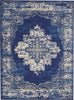 Nourison Grafix GRF14 Navy Blue Area Rug main image