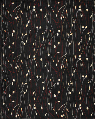 Nourison Grafix GRF15 Black Area Rug 7'10'' X 9'10''