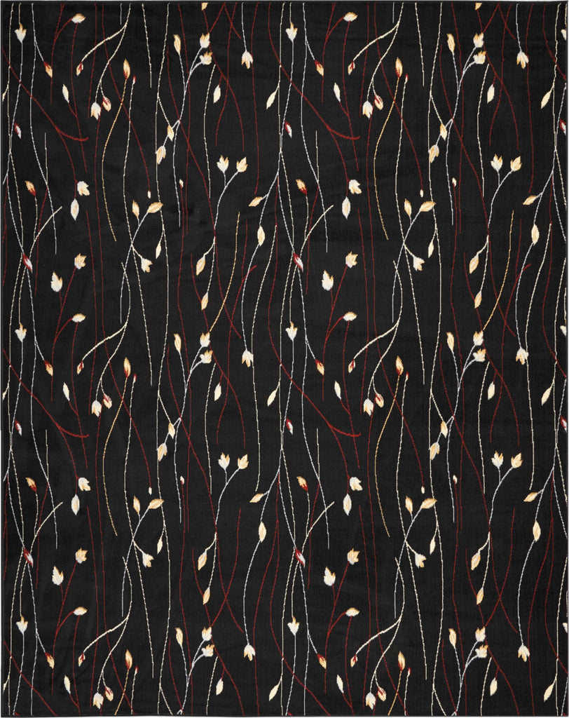 Nourison Grafix GRF15 Black Area Rug
