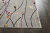 Nourison Grafix GRF15 Grey Area Rug Detail Image