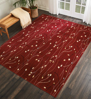 Nourison Grafix GRF15 Red Area Rug Room Scene 2