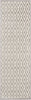 Grafix GRF18 White/Grey Area Rug by Nourison 2'3'' X 7'6''