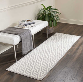 Grafix GRF18 White/Grey Area Rug by Nourison Room Image