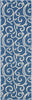 Nourison Grafix GRF19 Blue Area Rug 2'3'' X 7'6'' Runner
