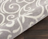 Grafix GRF19 Grey Area Rug by Nourison Detail Image