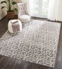 Nourison Grafix GRF19 Grey Area Rug Room Image Feature