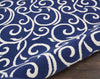 Grafix GRF19 Navy Area Rug by Nourison Detail Image