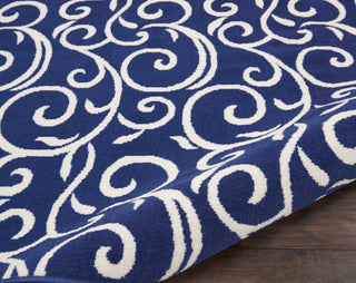 Grafix GRF19 Navy Area Rug by Nourison Detail Image