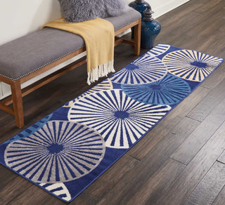 Grafix GRF20 Navy Area Rug by Nourison Room Image