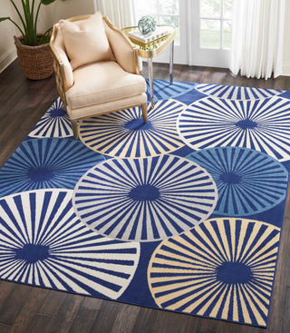 Grafix GRF20 Navy Area Rug by Nourison Room Image