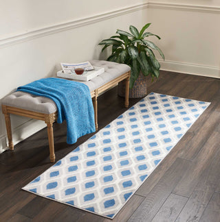 Grafix GRF22 Blue Area Rug by Nourison Room Image