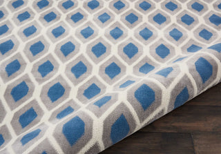 Grafix GRF22 Blue Area Rug by Nourison Detail Image