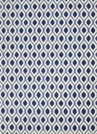 Grafix GRF22 White/Navy Area Rug by Nourison main image