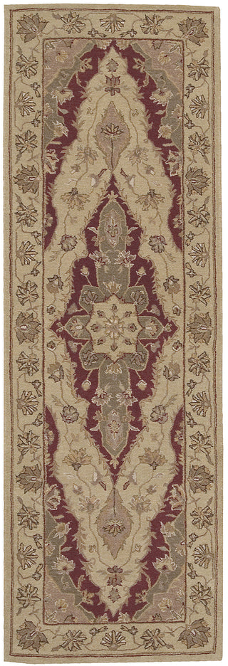 Nourison Heritage Hall HE03 Lacquer Area Rug 3' X 8'