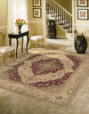 Nourison Heritage Hall HE03 Lacquer Area Rug 8' X 10' Living Space Shot Feature