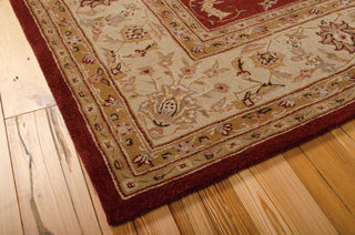 Nourison Heritage Hall HE04 Lacquer Area Rug Corner Image
