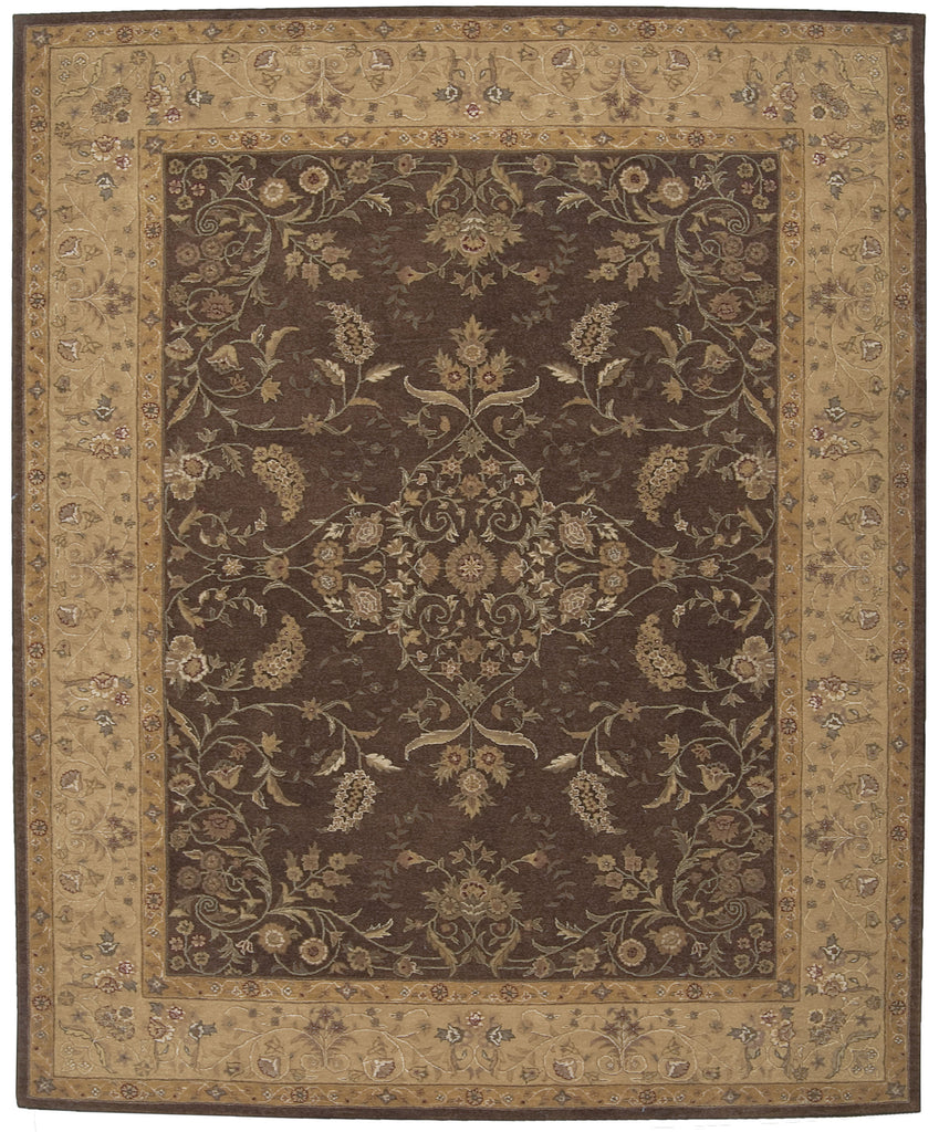 Nourison Heritage Hall HE05 Brown Area Rug main image