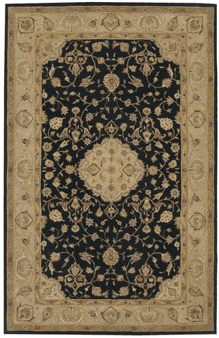 Nourison Heritage Hall HE10 Black Area Rug main image